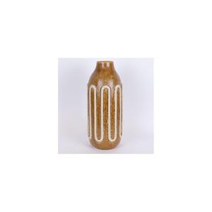 Eurolamp Keramická váza 39x16,3 cm hnědá
