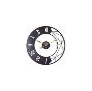 Eurolamp Nástěnné hodiny 1xAA pr. 60 cm černá