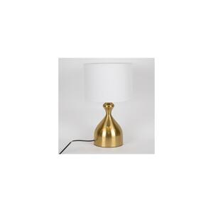 Eurolamp Stolní lampa 1xE27/40W/230V bílá/zlatá