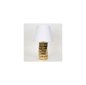 Eurolamp Stolní lampa 1xE14/40W/230V bílá/zlatá