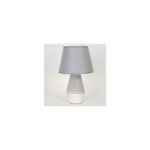 Eurolamp Stolní lampa 1xE14/40W/230V bílá/šedá
