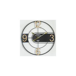 Eurolamp Nástěnné hodiny 1xAA pr. 60 cm černá