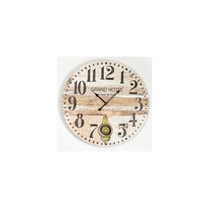 Eurolamp Nástěnné hodiny 1xAA pr. 58,2 cm béžová