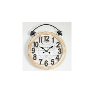 Eurolamp Nástěnné hodiny 1xAA pr. 50 cm béžová