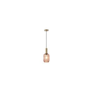 Eurolamp Lustr na lanku 1xE27/15W/230V hnědá