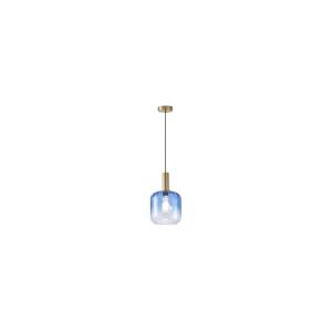 Eurolamp Lustr na lanku 1xE27/15W/230V modrá/kouřová