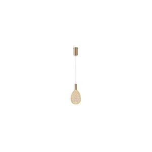 Eurolamp LED Lustr na lanku LED/6,3W/230V 3000K zlatá pr. 14 cm