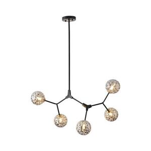 Eurolamp Lustr na tyči 5xG9/15W/230V šedá