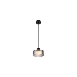 Eurolamp LED Lustr na lanku LED/8W/230V 3000K černá/kouřová