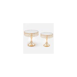 Eurolamp SADA 2x Dekorační podnos pr.20/25 cm zlatá