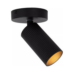 Lucide 09939/01/30 - Nástěnné bodové svítidlo CLUBS 1xGU10/40W/230V černá 09939/01/30