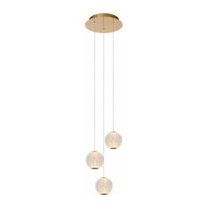Lucide Lucide 13499/13/60 - LED Stmívatelný lustr na lanku CINTRA 3xLED/4,7W/230V zlatá