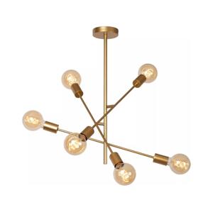 Lucide 21119/06/02 - Lustr na tyči LESTER 6xE27/40W/230V 21119/06/02