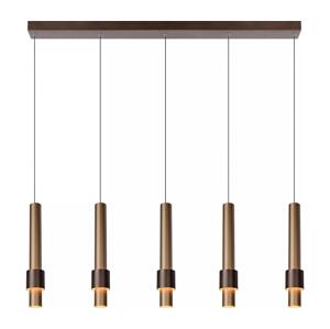 Lucide Lucide 24402/30/96 -LED Stmívatelný lustr na lanku MARGARY 5xLED/4,2W/230V mosaz