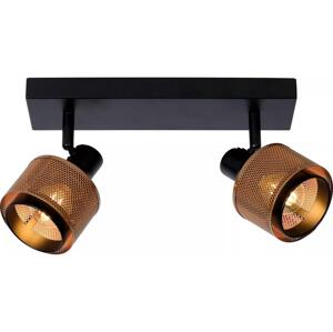 Lucide Lucide 77980/02/30 - Bodové svítidlo RAFA 2xE14/40W/230V černá/bronz