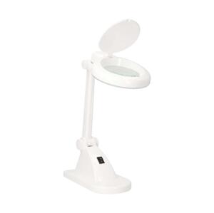MAGLE1WT - LED Stolní lampa s lupou LED/6W/230V bílá MAGLE1WT