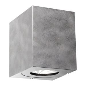 Nordlux Nordlux - LED Venkovní nástěnné svítidlo CANTO 2xLED/6W/230V IP44 stříbrná