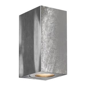 Nordlux Nordlux - Venkovní nástěnné svítidlo CANTO 2xGU10/28W/230V IP44 stříbrná