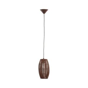 Lustr na lanku BURI 1xE27/15W/230V hnědá