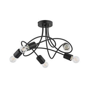 Přisazený lustr TARGO 5xE27/15W/230V černá