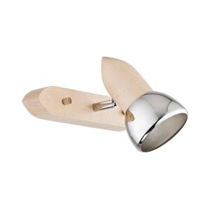 Nástěnné bodové svítidlo SPARK 1xE27/15W/230V buk