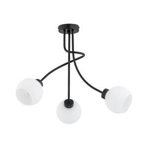 Přisazený lustr PLENA 3xE27/15W/230V černá