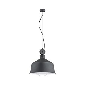 Lustr na lanku CORA 1xE27/15W/230V šedá