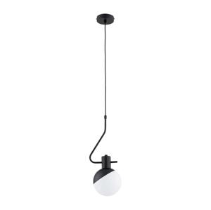 Lustr na lanku ENIGMA 1xE14/10W/230V černá/bílá