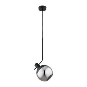 Lustr na lanku VELTO 1xE27/15W/230V černá/kouřová