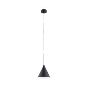 Lustr na lanku FABO 1xE27/15W/230V černá