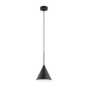 Lustr na lanku FABO 1xE27/15W/230V černá