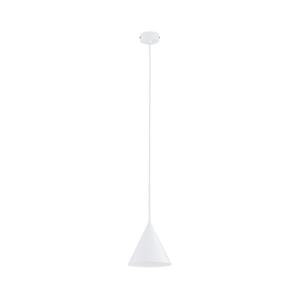 Lustr na lanku FABO 1xE27/15W/230V bílá