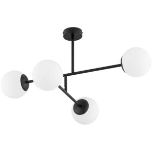 Přisazený lustr DILON 4xE14/10W/230V černá