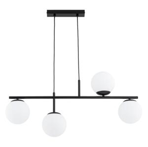 Lustr na lanku LUNA 4xE14/10W/230V černá