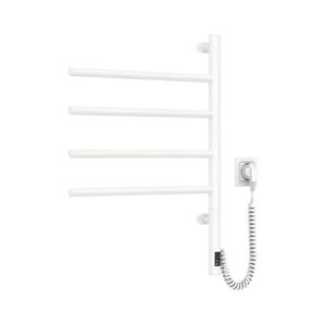 Navin Elektrický otočný sušák na ručníky s term. ARABESQUE 150W/230V 64,6 cm IP44 bílá