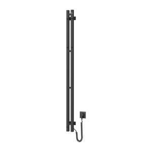 Navin Elektrický sušák na ručníky s term. SILOUETTE 200W/230V 150,6cm IP44 černá pravá