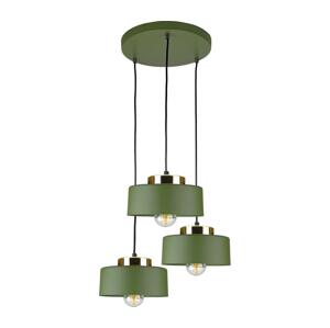 Keter Lighting Lustr na lanku IGNIA 3xE27/60W/230V zelená 3388