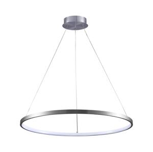 LED Lustr na lanku LEA LED/20W/230V 4000K pr. 50 cm matný chrom