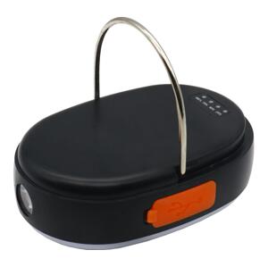 LED Stm. lampa s funkcí powerbanky LED/1W/5V 3000-6500K IPX4 4000 mAh černá