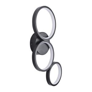LED Nástěnné svítidlo FLAMENCO LED/23W/230V 4000K černá