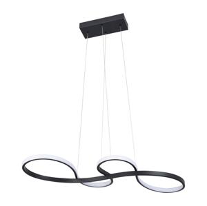 LED Lustr na lanku SALSA LED/38W/230V 4000K černá