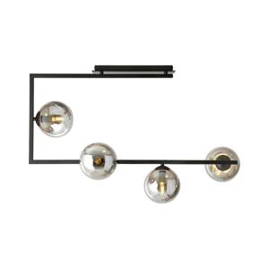 EMIBIG Lustr na tyči SOMA 4xE14/10W/230V černá/šedá