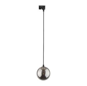 Lustr na lanku do lištového systému TRACER 1xG9/8W/230V černá/kouřová černá