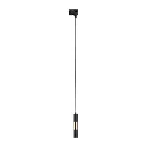 Lustr na lanku do lištového systému TRACER 1xGU10/10W/230V černá/zlatá
