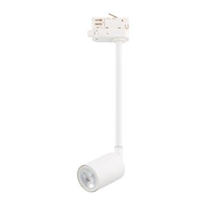 Lustr na tyči do 3-fázového lištového systému TOP 1xGU10/8W/230V bílá
