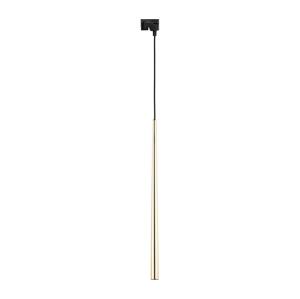 Lustr na lanku do lištového systému PIANO 1xG9/8W/230V zlatá/černá
