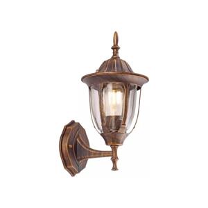 Venkovní nástěnné svítidlo MANOEL 1xE27/15W/230V IP44 bronz patina