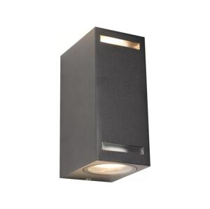 Venkovní nástěnné svítidlo FAVEIRA 2xGU10/7W/230V IP44 antracit