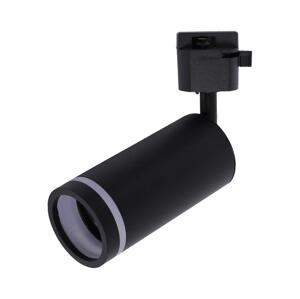 Bodové svítidlo do lištového systému JET RING 1xGU10/10W/230V černá