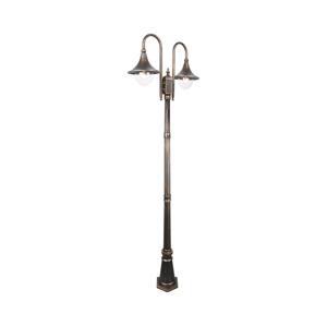 Venkovní lampa TALEZ 2xE27/15W/230V IP44 bronz patina